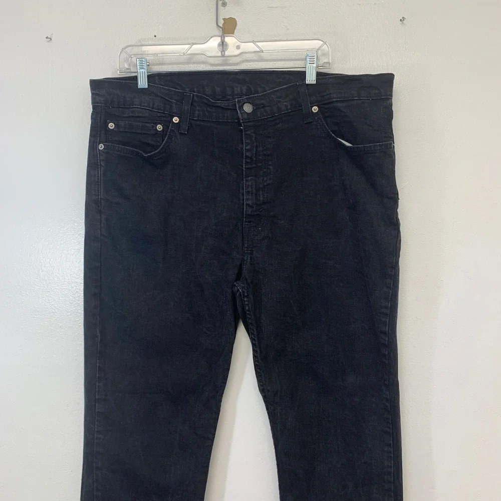 Levis 511  Mens Black Jeans Stretch Denim 40x30‎ (fit 38x29) Casual Slim Fit